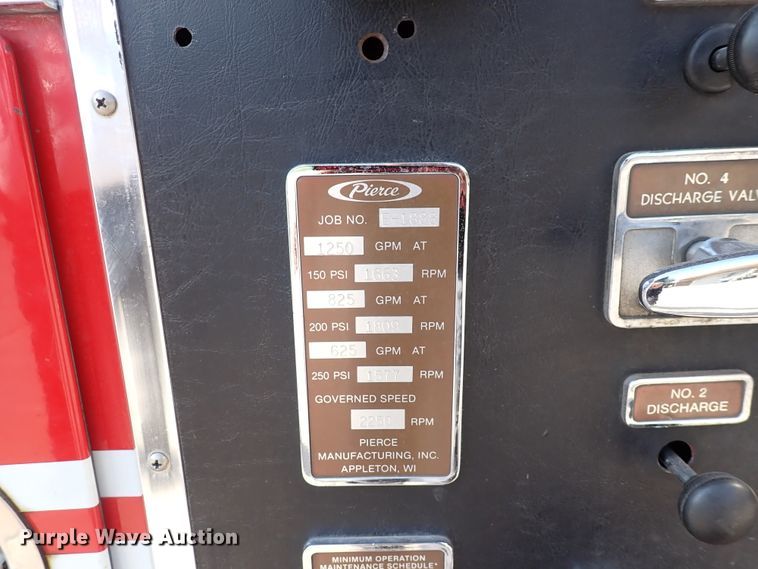 image for item DN1847 1984 Pierce Dash 75  aerial platform fire truck