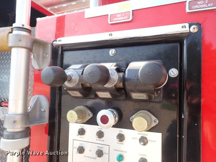 image for item DN1847 1984 Pierce Dash 75  aerial platform fire truck