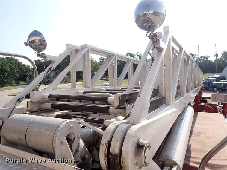 image for item DN1847 1984 Pierce Dash 75  aerial platform fire truck