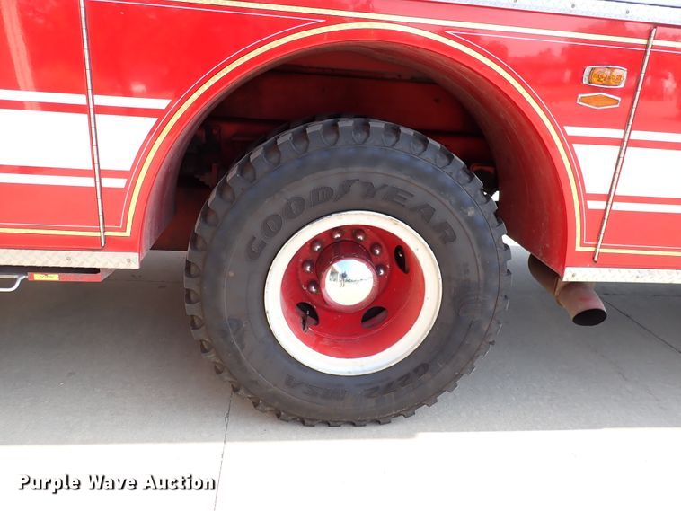 image for item DN1847 1984 Pierce Dash 75  aerial platform fire truck