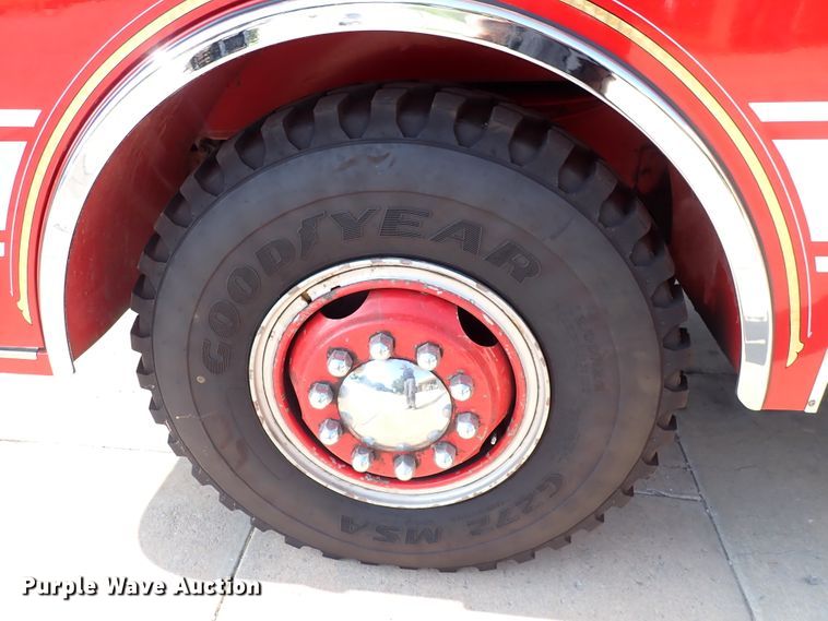 image for item DN1847 1984 Pierce Dash 75  aerial platform fire truck