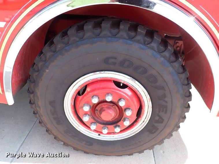 image for item DN1847 1984 Pierce Dash 75  aerial platform fire truck