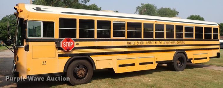 image for item DN1877 1997 Blue Bird TC2000  school bus