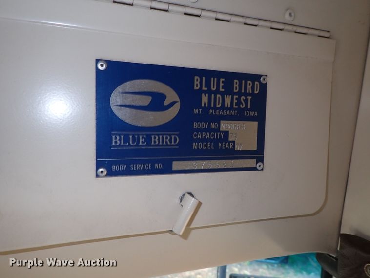 image for item DN1877 1997 Blue Bird TC2000  school bus