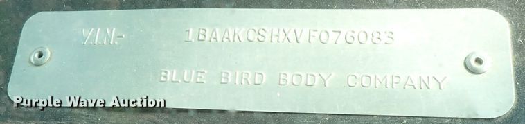 image for item DN1877 1997 Blue Bird TC2000  school bus