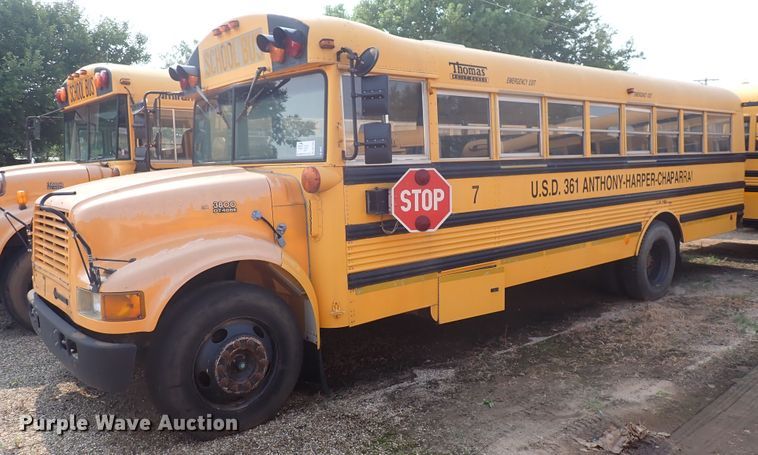 image for item DN1886 1997 International 3800  school bus