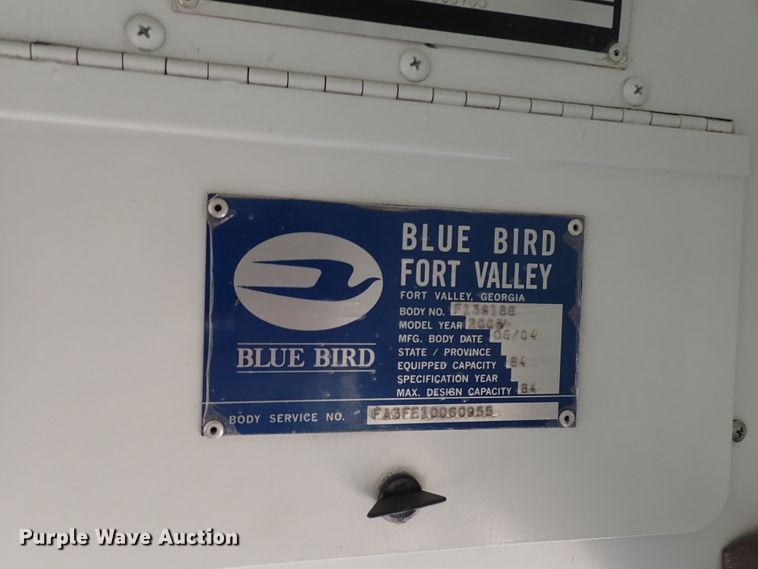 image for item DN1917 2005 Blue Bird All American  school bus