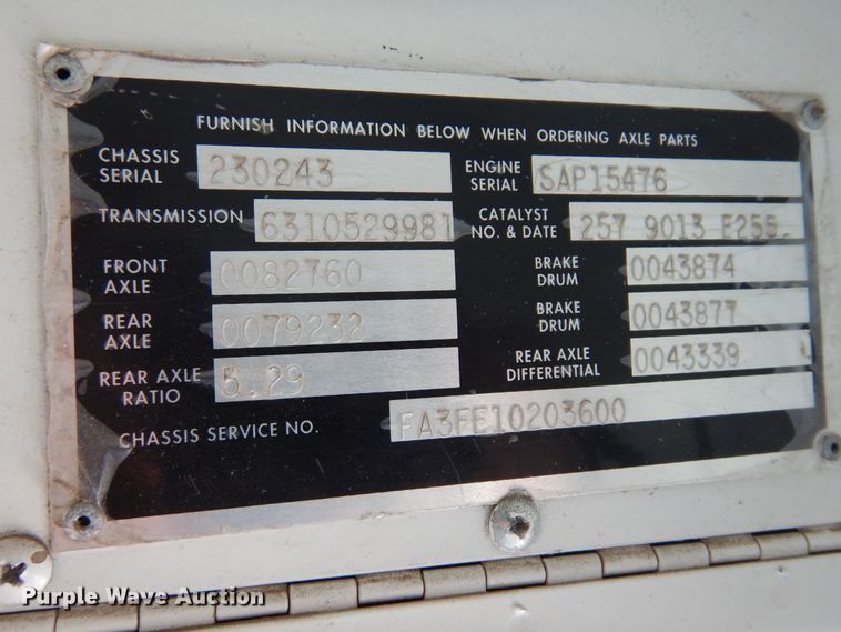 image for item DN1918 2006 Blue Bird All American  school bus