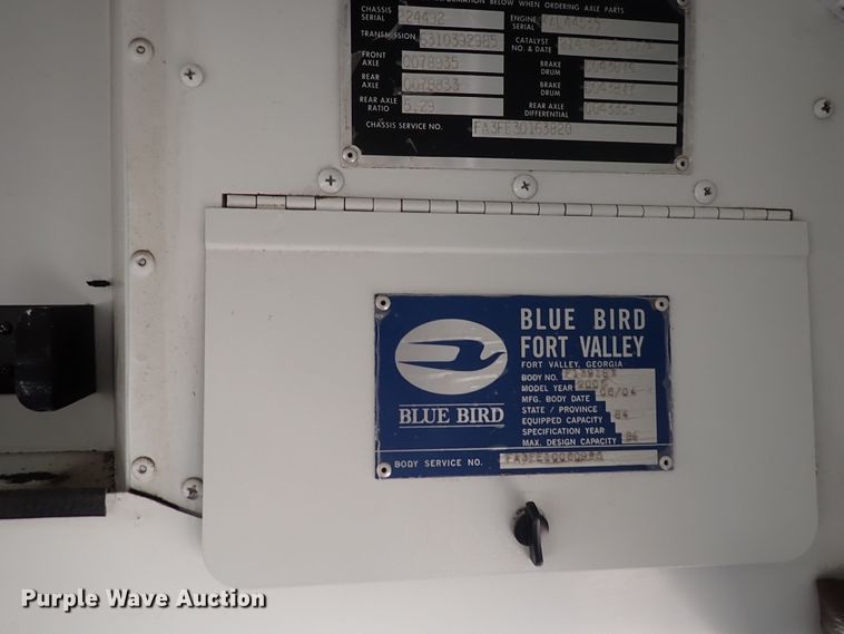 image for item DN1921 2005 Blue Bird All American  school bus