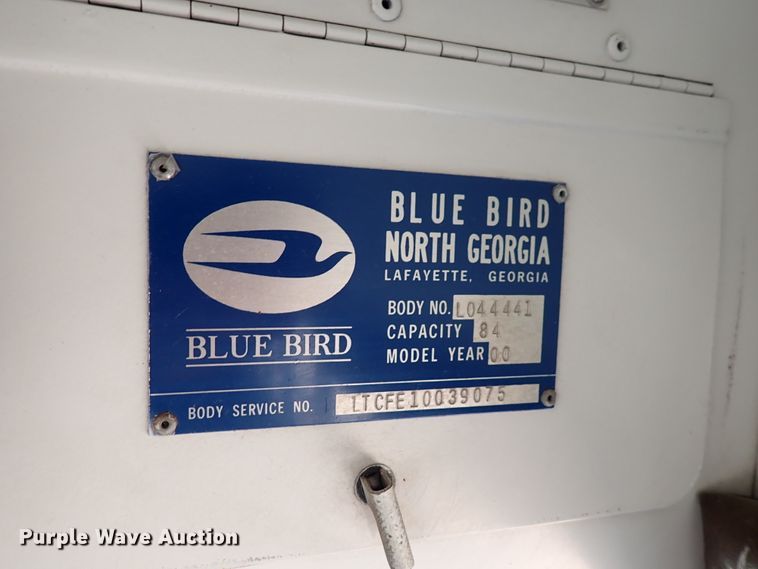 image for item DN1922 2000 Blue Bird TC2000  school bus