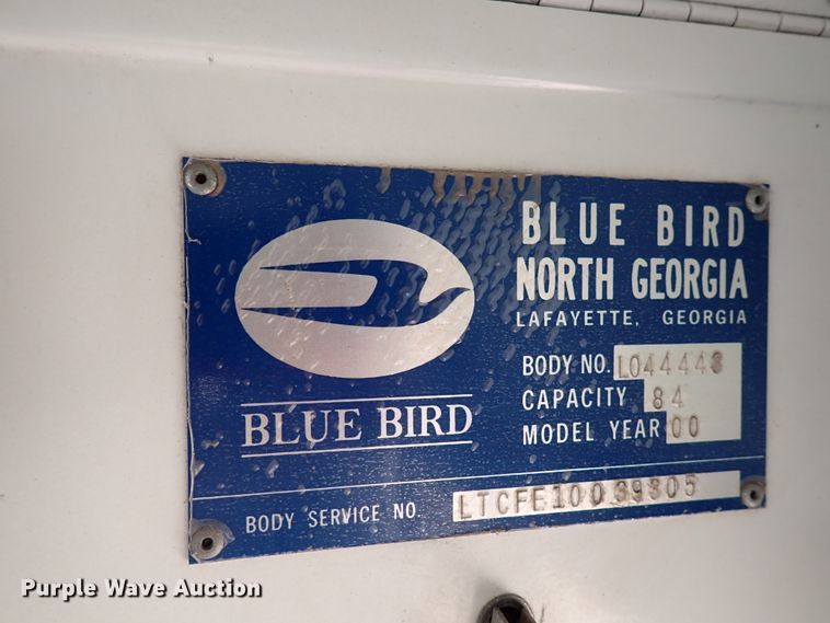 image for item DN1923 2000 Blue Bird TC2000  school bus