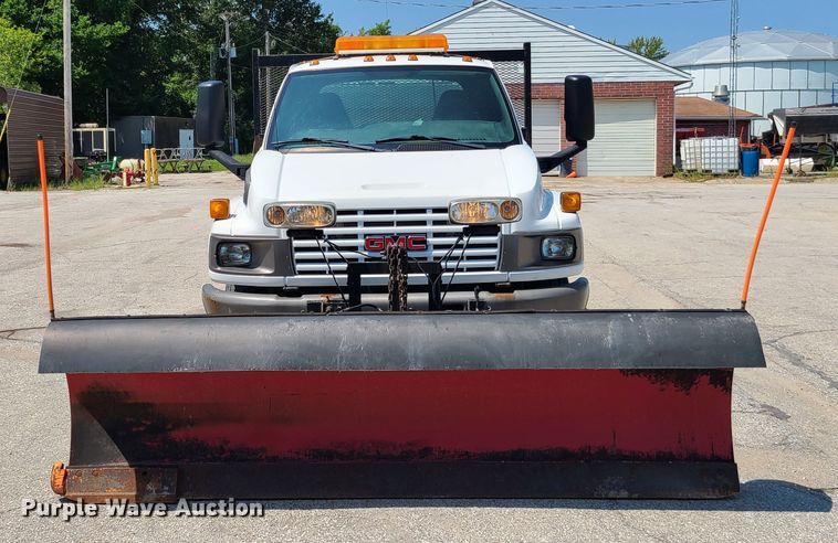 image for item ET9996 2009 GMC C5500  dump flatbed truck