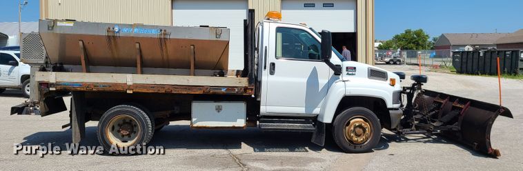 image for item ET9996 2009 GMC C5500  dump flatbed truck