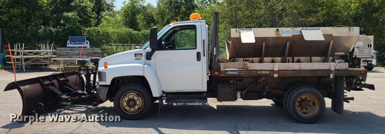 image for item ET9996 2009 GMC C5500  dump flatbed truck