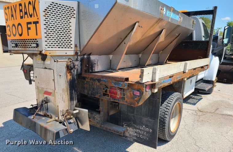 image for item ET9996 2009 GMC C5500  dump flatbed truck