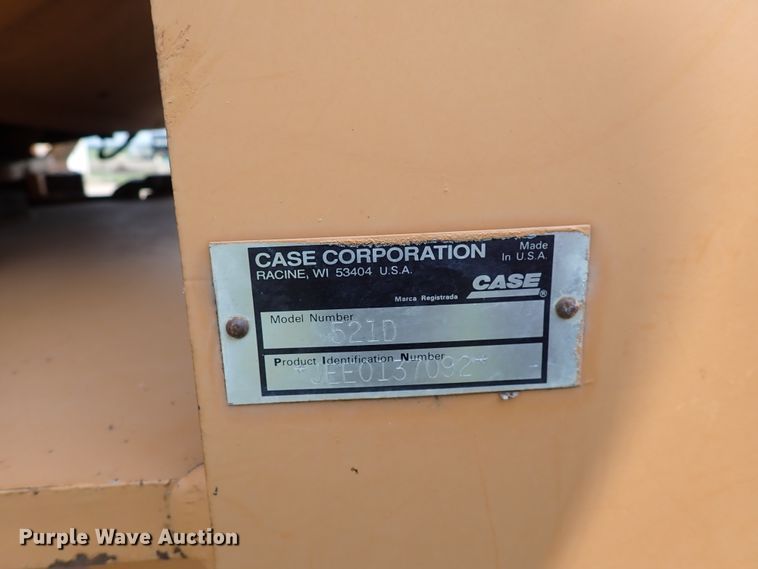 image for item IJ9902 2004 Case 521DXT  wheel loader