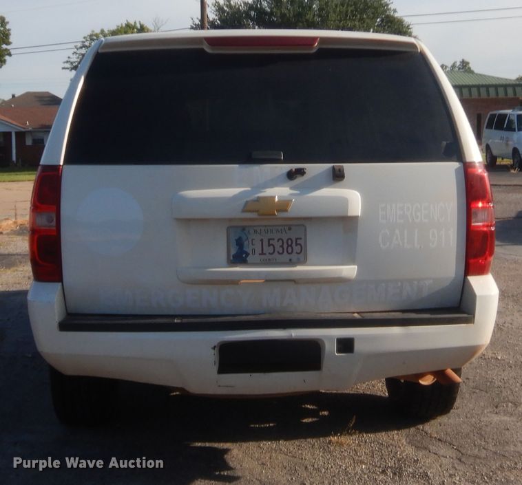 image for item IN9508 2012 Chevrolet Tahoe Police  SUV