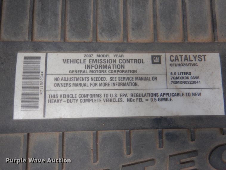 image for item IR9006 2007 Chevrolet Express 3500  van