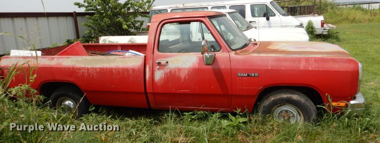 image for item IR9011 1993 Dodge Ram 150  pickup truck