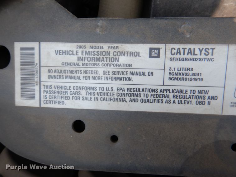 image for item IR9017 2005 Buick Century