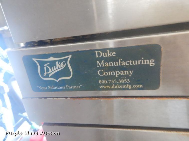 image for item JI9487 Duke Manufacturing Company  double oven