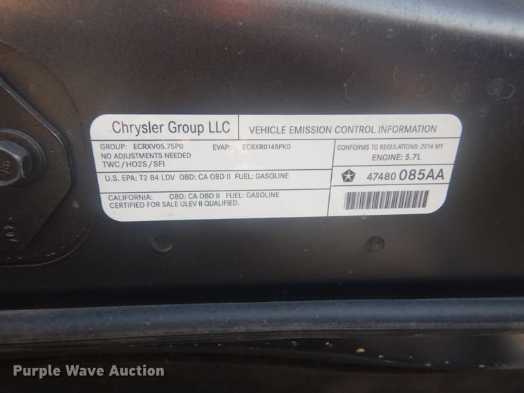 image for item JI9490 2014 Dodge Charger Police