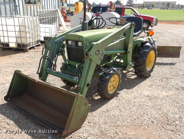 image for item JT9597 John Deere 650  MFWD tractor