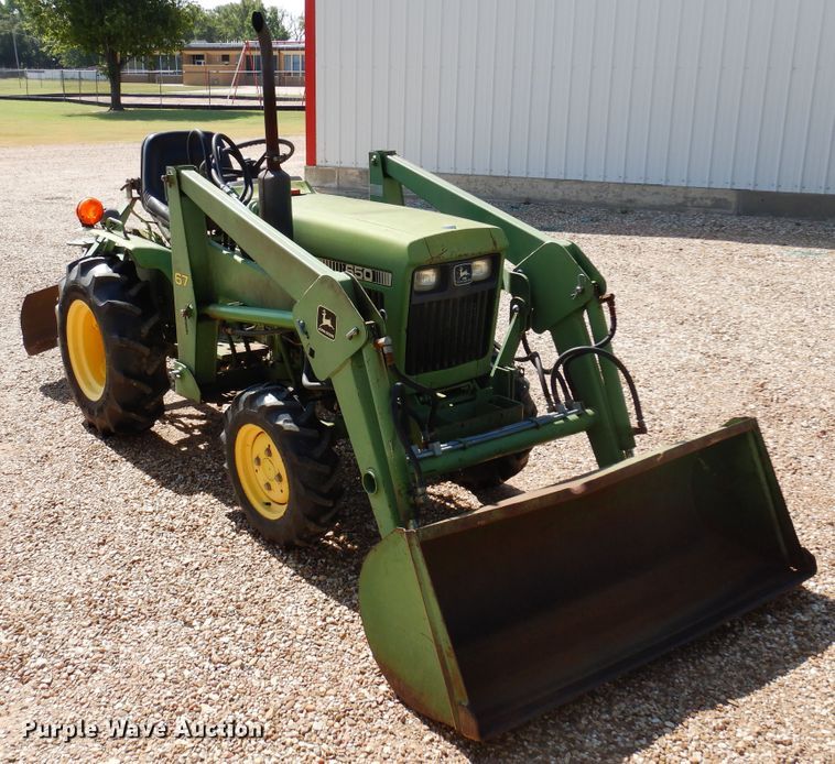 image for item JT9597 John Deere 650  MFWD tractor