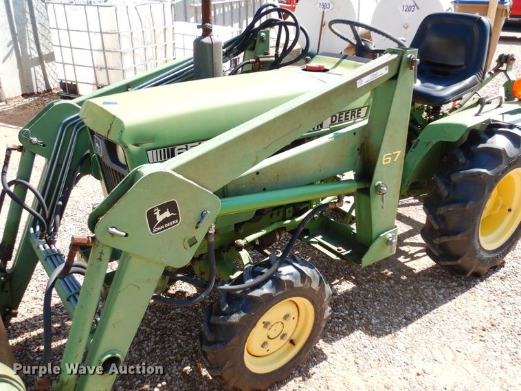 image for item JT9597 John Deere 650  MFWD tractor