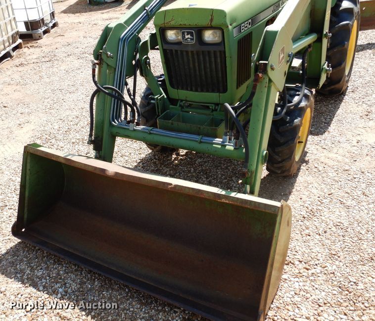 image for item JT9597 John Deere 650  MFWD tractor