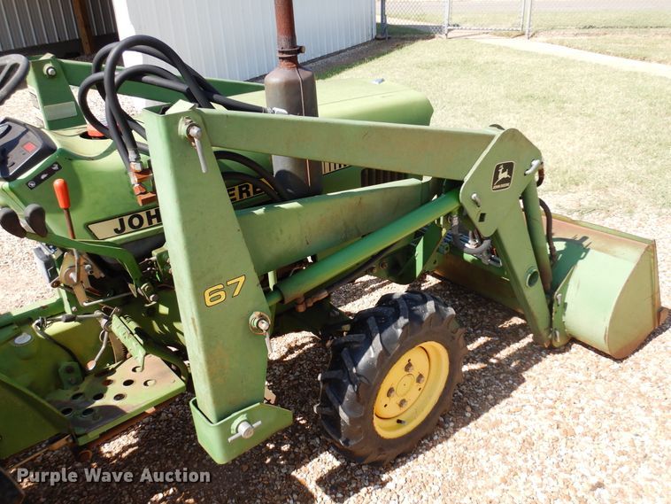 image for item JT9597 John Deere 650  MFWD tractor