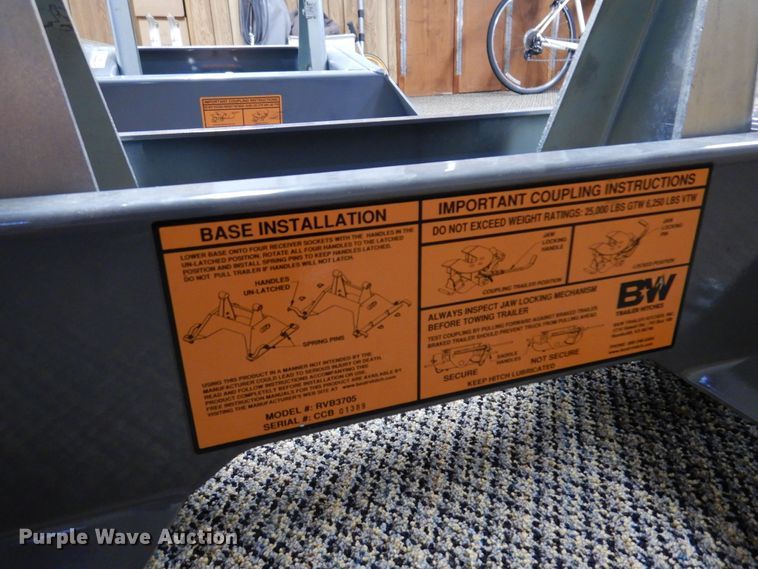 image for item JT9601 (2) B&W Companion fifth wheel bases