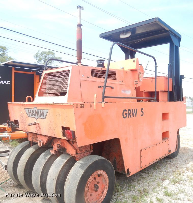 image for item KC9240 1995 Hamm GRW5  pneumatic roller