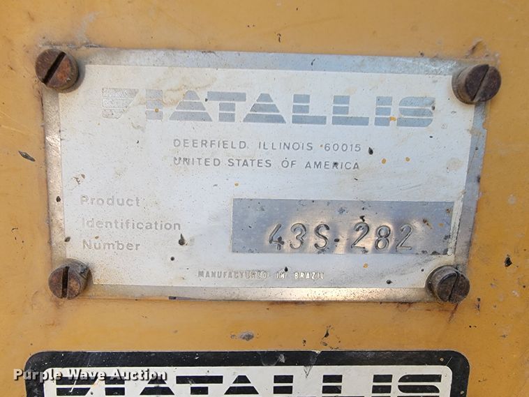 image for item KD9425 1987 Fiat-Allis FG75  motor grader