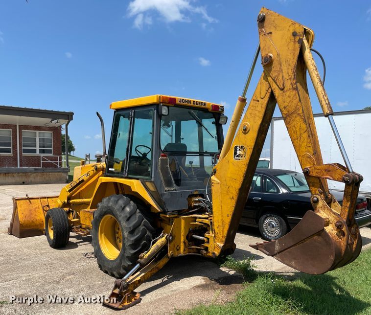image for item KK9553 John Deere 210C  backhoe