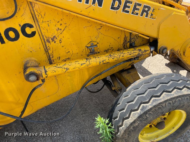 image for item KK9553 John Deere 210C  backhoe