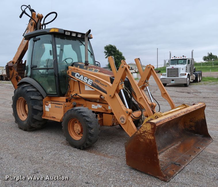 image for item KQ9792 2010 Case 590 Super M Series III  backhoe
