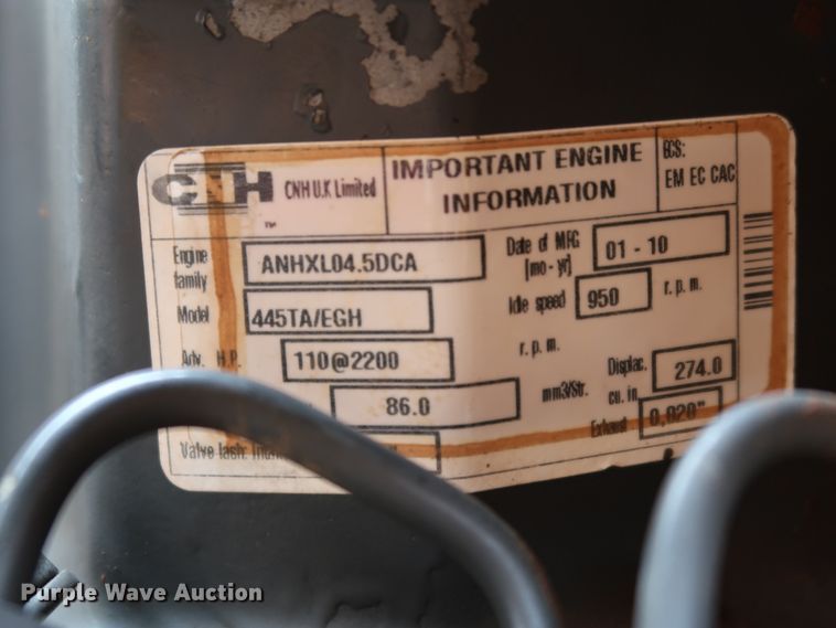 image for item KQ9792 2010 Case 590 Super M Series III  backhoe