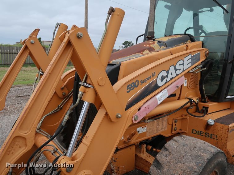 image for item KQ9792 2010 Case 590 Super M Series III  backhoe