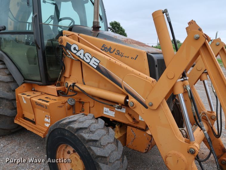 image for item KQ9793 2006 Case 590 Super M Series II  backhoe