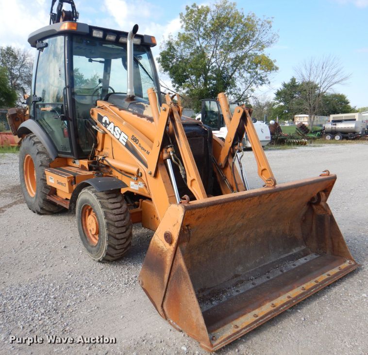 image for item KW9837 2009 Case 580 Super M  backhoe