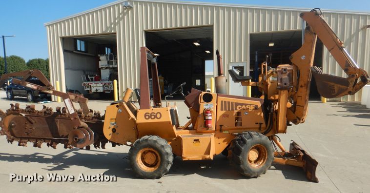 image for item KW9878 1992 Case 660  trencher