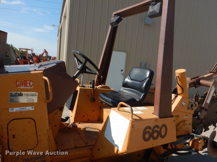 image for item KW9878 1992 Case 660  trencher