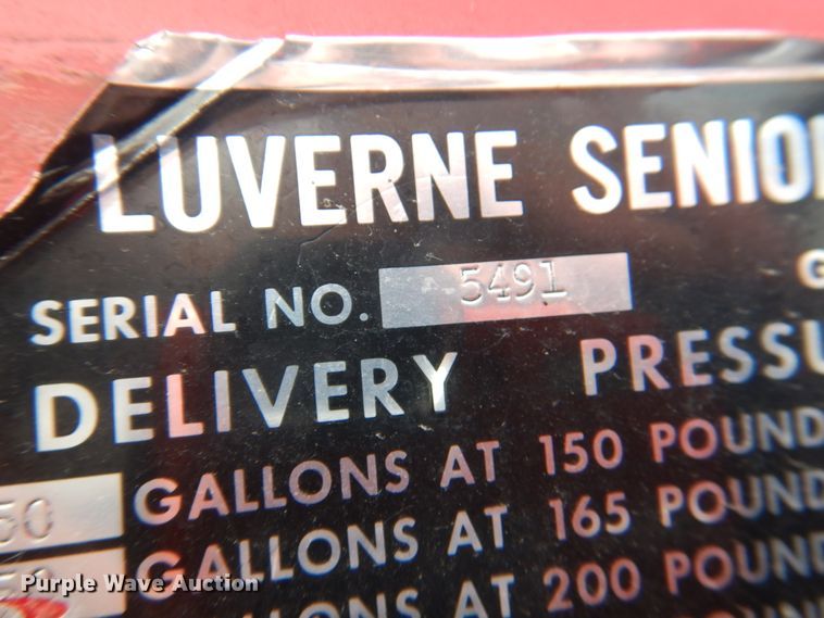 image for item KW9881 1983 Ford F800  pumper fire truck