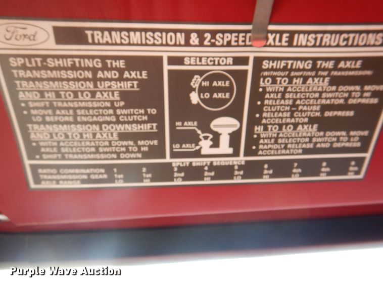 image for item KW9881 1983 Ford F800  pumper fire truck