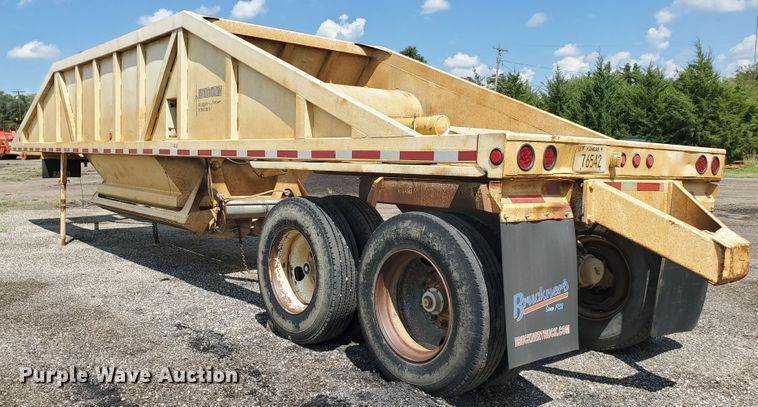 image for item KY9176 1987 Ranch  bottom dump trailer