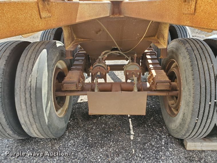 image for item KY9176 1987 Ranch  bottom dump trailer