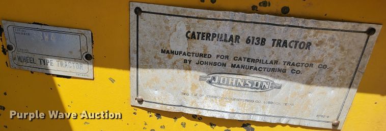image for item KY9184 1977 Caterpillar 613B  elevating scraper