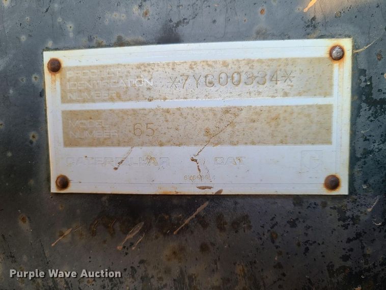 image for item KY9193 1987 Caterpillar Challenger 65  track tractor