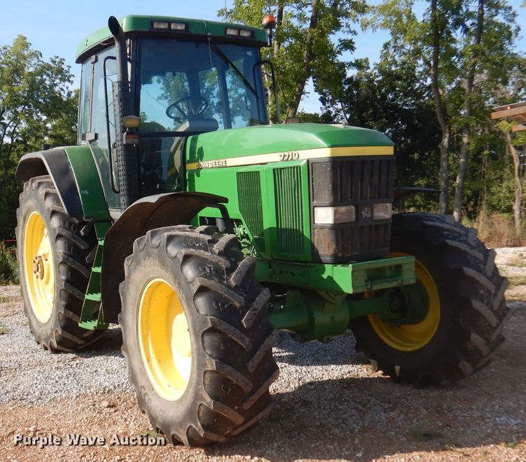 image for item DA5342 1998 John Deere 7710  MFWD tractor